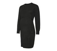 MAMA.LICIOUS MLNEWANNE L/S ABK Knit Dress A Noos, Noir, M