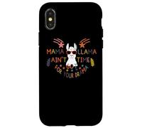 Mama Llama I Ain't Got Time for Your Drama Mom Mothers Day Coque pour iPhone X/XS