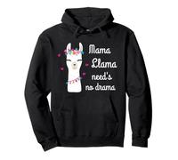 Mama Llama Need's No Drama - Maman drôle et Mignonne Sweat à Capuche