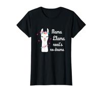 Mama Llama Need's No Drama - Maman drôle et Mignonne T-Shirt