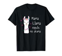 Mama Llama Need's No Drama - Maman drôle et Mignonne T-Shirt