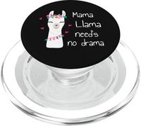 Mama Llama Need's No Drama - Motif Maman Mignonne et Amusante PopSockets PopGrip pour MagSafe