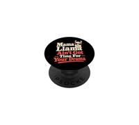 Mama Llama No Time for Drama Blague Lama Humour PopSockets PopGrip Adhésif