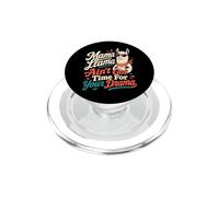 Mama Llama No Time for Drama Blague Lama Humour PopSockets PopGrip pour MagSafe