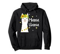 Mama Llama Tournesol Lamas Mignons Fête des mères Sweat à Capuche