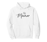 Mama Manuscrit Floral Style Féminin Famille Amour Sweat à Capuche