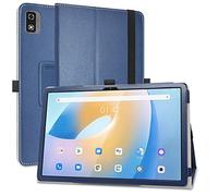 MAMA MOUTH Compatible avec Blackview Tab 12 Coque,Slim Fit PU Cuir Etui et Pliable Stand Housse Support Ultra-Mince et Léger Etui Cover Coque Case pour 10" Blackview Tab 12 Pro Tablet,Bleu