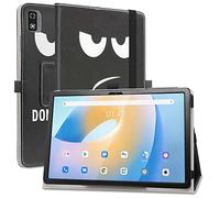 MAMA MOUTH Compatible avec Blackview Tab 12 Coque,Slim Fit PU Cuir Etui et Pliable Stand Housse Support Ultra-Mince et Léger Etui Cover Coque Case pour 10" Blackview Tab 12 Pro Tablet,Don't Touch