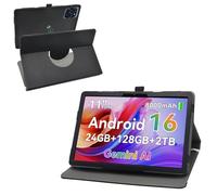 MAMA MOUTH Compatible avec KINGRID T90 Étui,Housse en Cuir PU Rotative 360°pour KINGRID T90/TABWEE T90/TABWEE W90/KINGRID W90/BESTTAB W90/Zenva T90/TOPWHA M901/WITFOCUS M148 11 Pouces Tablet,Noir