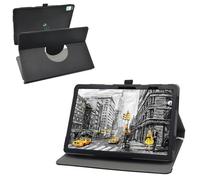 MAMA MOUTH Compatible avec XPPen Magic Drawing Pad 12 Étui,Housse en Cuir PU Rotative 360°pour XPPen Magic Drawing Pad 12,Noir