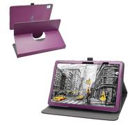 MAMA MOUTH Compatible avec XPPen Magic Drawing Pad 12 Étui,Housse en Cuir PU Rotative 360°pour XPPen Magic Drawing Pad 12,Violet