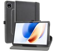 MAMA MOUTH Coque pour DOOGEE T30E,en Cuir Protecteur avec Stand Étui en PU Cuir Rotative 360 degrés Housse de Protection Flip Case Cover DOOGEE Tab A9+ / A9pro+ 11 Pouces Tablette,Noir