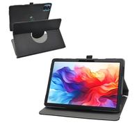 MAMA MOUTH Rotative 360° Étui Housse pour DEERTiME E15/Paaxoo A20/Tibuta E220/NOVOJOY NV-CP20/Oangcc A15/DEERTiME A15/SUAAT S3/Doogee Tab G5/TUOHAITIME A30 10,1 Pouces Tablette,Noir