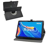 MAMA MOUTH Rotative 360° Étui Housse pour DOOGEE U11 2025/DOOGEE U11 Pro/DOOGEE Tab A9 Plus/DOOGEE Tab A9 Pro+/Blackview Zeno 10/HUIHUANG T5 11 Pouces Tablette,Noir