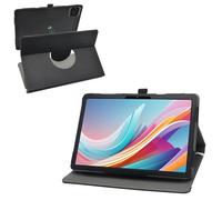 MAMA MOUTH Rotative 360° Étui Housse pour HUION Kamvas Slate 10/Crelander T40/MEIZE D115/ZONKO D115/EITOMIN D115/ANTEMPER D115 D116/KADYBE D115/FIEKVE JF1001/MOONSTARS D115 10,1 Pouces Tablet,Noir