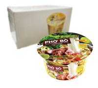 MAMA Instantanée Nouille de Riz Pho Bo Bowl 6 x 65 g