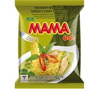 MAMA nouilles instantanées au curry, vertes, pack de 24 (24 x 55g) 17006