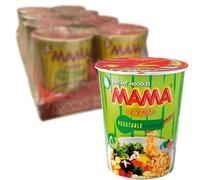 MAMA - Nouilles instantanées aux légumes Becher - Multipack (8 x 70 g)