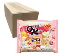 MAMA Nouilles Instantanées Carbonara - Multipack 10 x 85 g | Marque n°1 en Thaïlande - Saveur crémeuse carbonara bacon - Prêt en quelques minutes