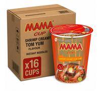 MAMA Nouilles instantanées Tom Yum aux crevettes - pot 16 x 70 g