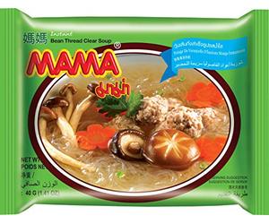 MAMA nouilles transparentes instantanées, claires, en soupe, pack de 30 (30 x 40 g)