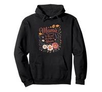 Mama Nous Aide à Faire fleurir Le Design Floral de maternité Sweat à Capuche