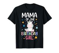 Mama of The Birthday Girl Unicorn Girls Family Matching T-Shirt