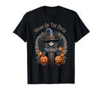 Mama of The Patch Halloween Scarecrow and Pumpkins T-Shirt