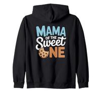 Mama of The Sweet One Cookies and Milk Famille 1er Anniversaire Sweat à Capuche