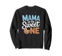 Mama of The Sweet One Cookies and Milk Famille 1er Anniversaire Sweatshirt