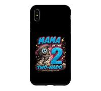 Mama of The Two-Nado, Dessin Amusant pour Le deuxième Anniversaire de Naissance pour garçons Coque pour iPhone XS Max