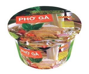 MAMA Pho Ga - Soupe de Nouilles de Riz au Poulet, 65 g | Style vietnamien authentique - sans conservateurs, sans cholesterol - pret en 3 minutes