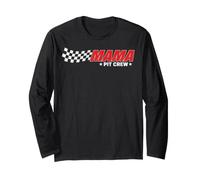Mama Pit Crew Race Car Birthday Matching Men Women Kids Manche Longue