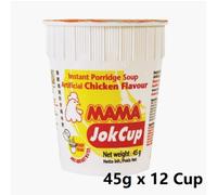 MAMA Porridge de riz instantané saveur poulet - Carton de 12 x 45 g