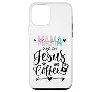 Mama Runs on Coffee and Jesus,Fueled by Jesus and Coffee Mom Coque pour iPhone 12 Mini