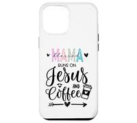 Mama Runs on Coffee and Jesus,Fueled by Jesus and Coffee Mom Coque pour iPhone 12 Pro Max