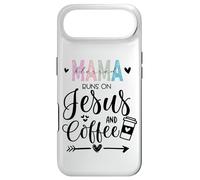 Mama Runs on Coffee and Jesus,Fueled by Jesus and Coffee Mom Coque pour iPhone Air