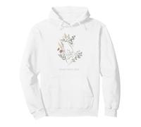 Mama Since 2026 Boho Floral Line Art Fête des Mères Sweat à Capuche
