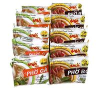 MAMA Soupe instantanée Chand Nouilles 55 ml - Lot de 10 (bœuf (Pho Bo) + poulet (Pho Ga))