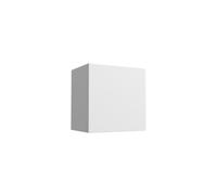 Mama Store Atena Cubotto Étagère avec Porte en kit, Blanc Brillant stratifié, L. 30 x P. 22 x H. 30 cm