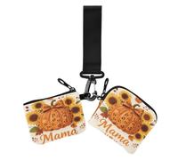 Mama Thanksgiving Léopard Citrouille Tournesol Coquette Bow Femme Change