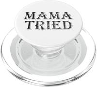 Mama Tried Country Music Col Rouge Vintage pour Homme et Femme PopSockets PopGrip pour MagSafe
