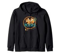 Mama Western Cow Print Lasso Heart Watercolor Sweat à Capuche