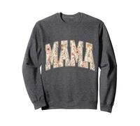 Mama Wildflower Floral Boho Botanical Vintage Mother Design Sweatshirt