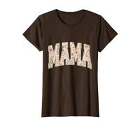 Mama Wildflower Floral Boho Botanical Vintage Mother Design T-Shirt
