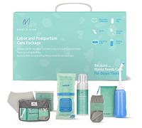 Mama & Wish Kit essentiel post-partum - Essentiels du travail et de l'accouchement pour les mamans après la naissance - Le kit de récupération post-partum comprend une bouteille péri, de l'hamamélis