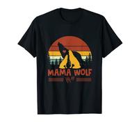 Mama Wolf Mommy & Me Daughter Son Wolf Lover Fête des mères T-Shirt