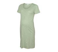 MAMALICIOUS Chemise de nuit vert pastel / blanc cassé, Taille S
