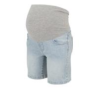 Mamalicious Oslo Slim Fit Maternity Denim Shorts Bleu L Femme