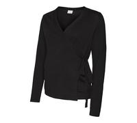 MAMALICIOUS Mama Licious Pull de grossesse en tricot pour femme, Noir, S